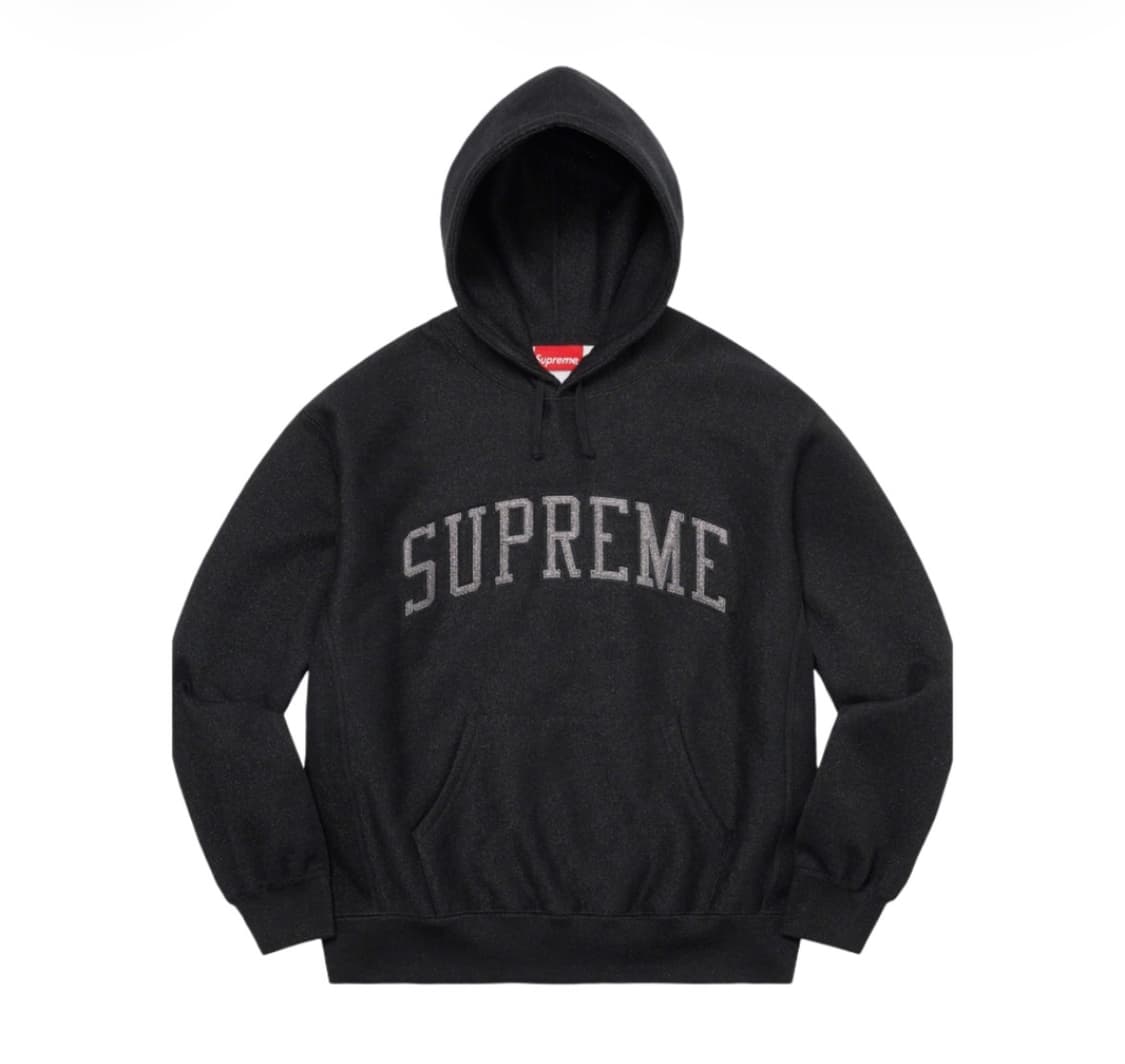 슈프림 글리터 아크로고 블랙 L 상품이미지2