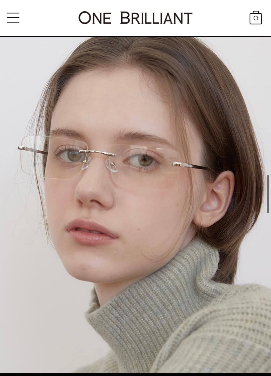 새제품/ 에스파 윈터 안경 원브릴리언트 무태 안경 Juana-OB486 상품이미지3