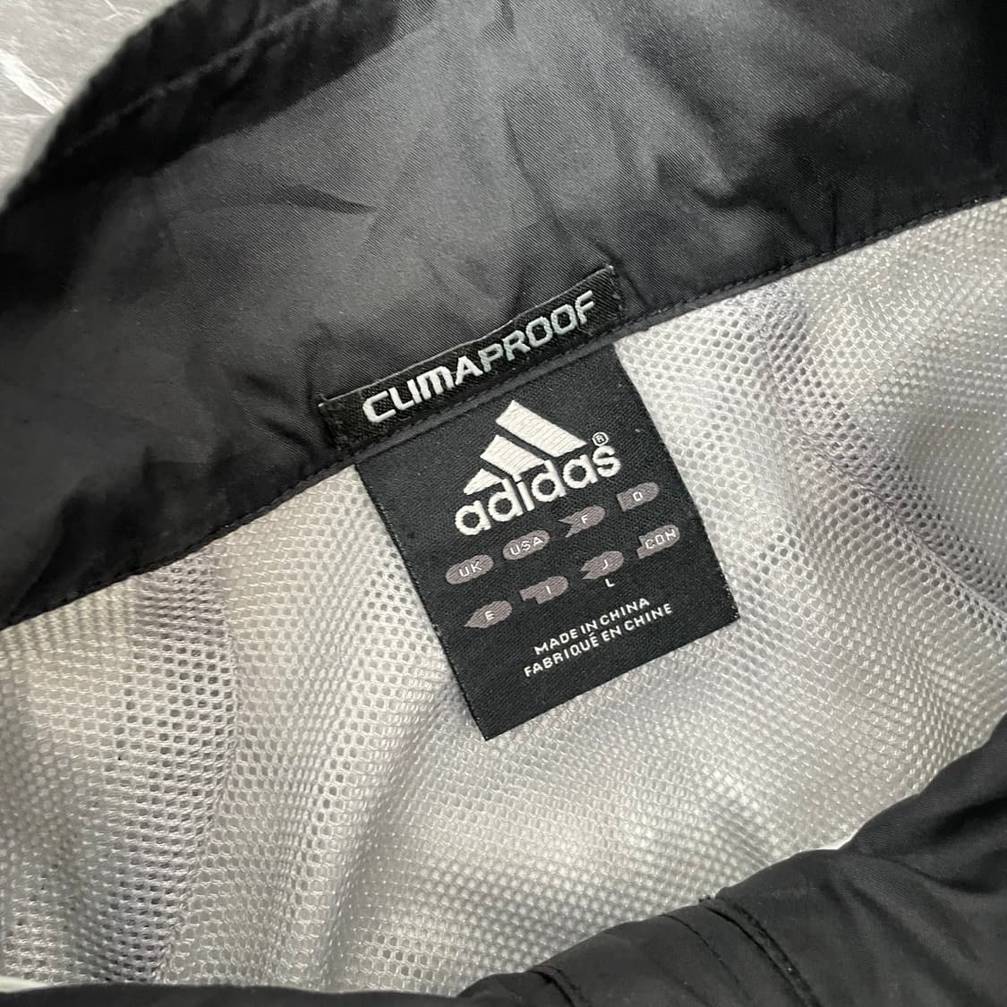 L 아디다스 하이넥 반팔 바람막이 자켓 상품이미지8