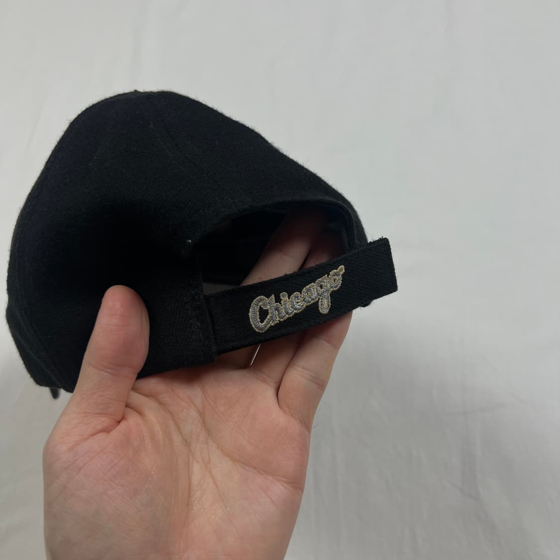 90‘s mlb 시카고화이트삭스 sox 팀 로고 볼캡 모자 상품이미지4