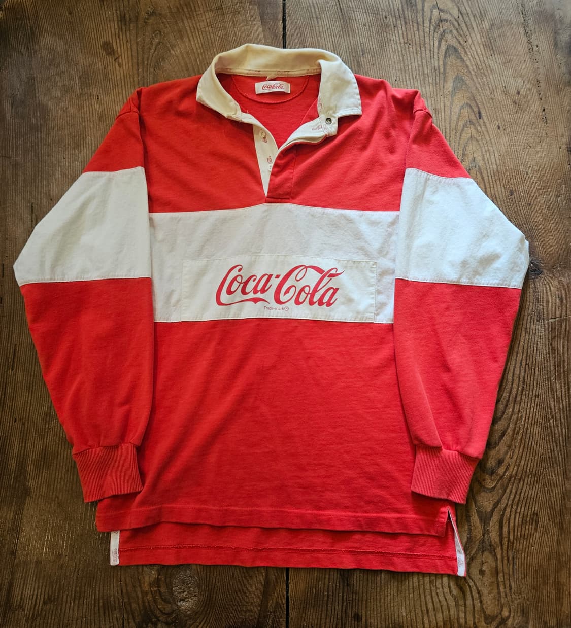 코카콜라 럭비 셔츠  상품이미지1