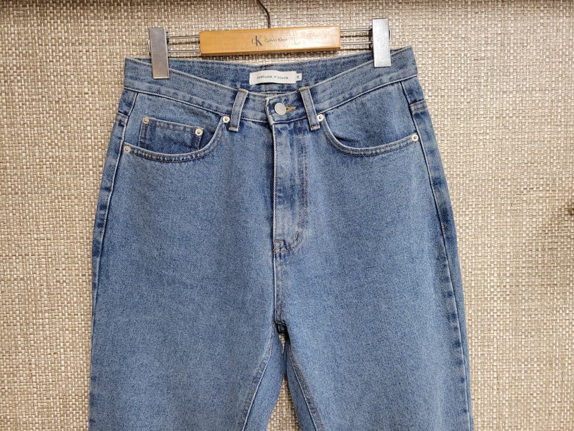 29인치 커스텀어클락 청바지 중청 상품이미지2