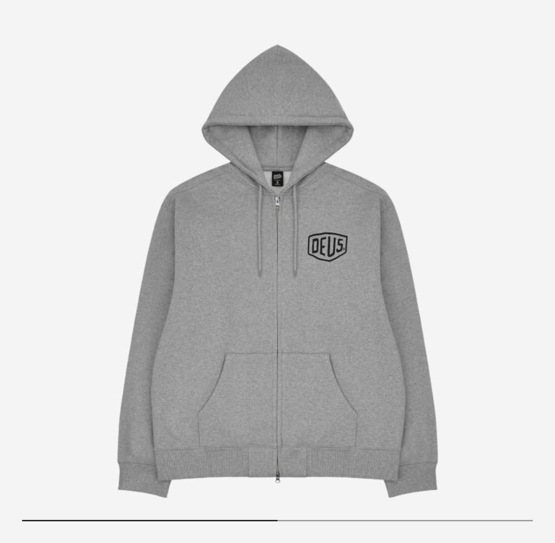 데우스 후드집업 그레이 L 상품이미지1