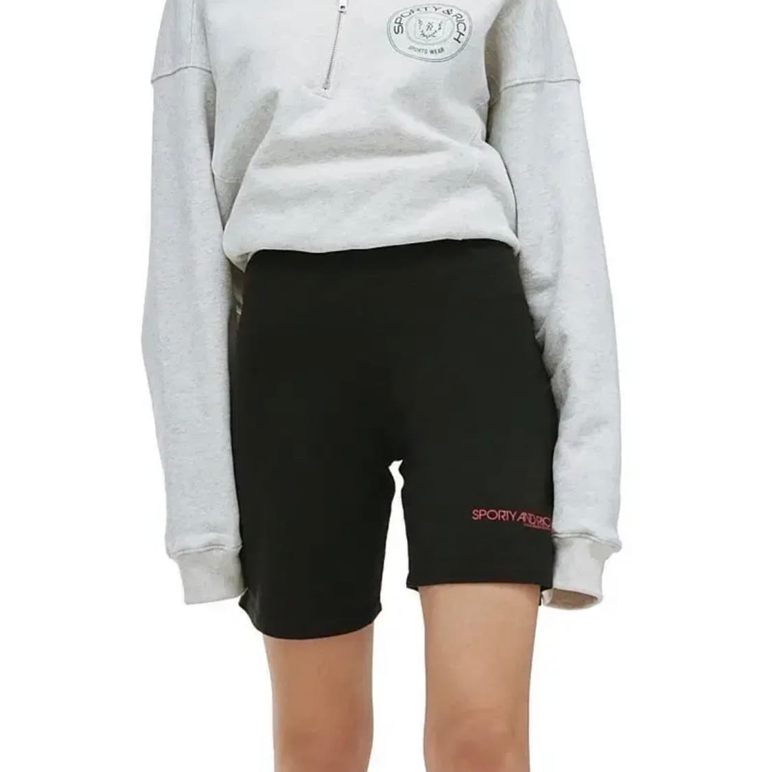 정품/새상품 SPORTY&RICH 스포티앤리치 바이커 러닝 쇼츠 팬츠 상품이미지1