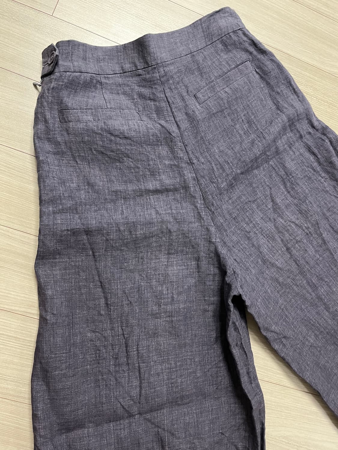 7115 by Szeki 100% Linen Wide Trouser 상품이미지5