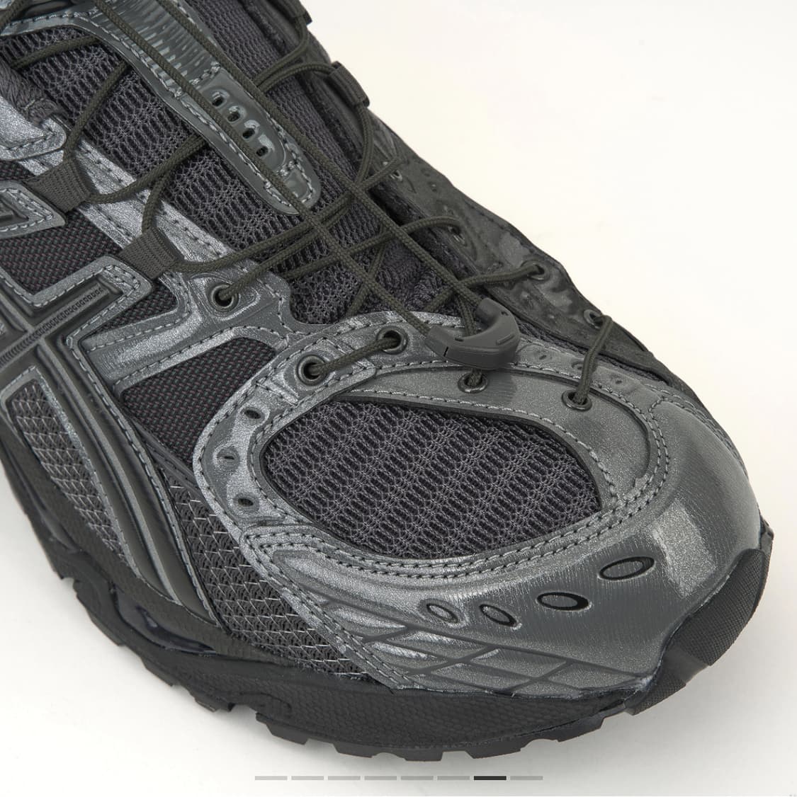 아식스 x 언어펙티드 젤 님버스 10.1 건메탈 블랙 상품이미지4