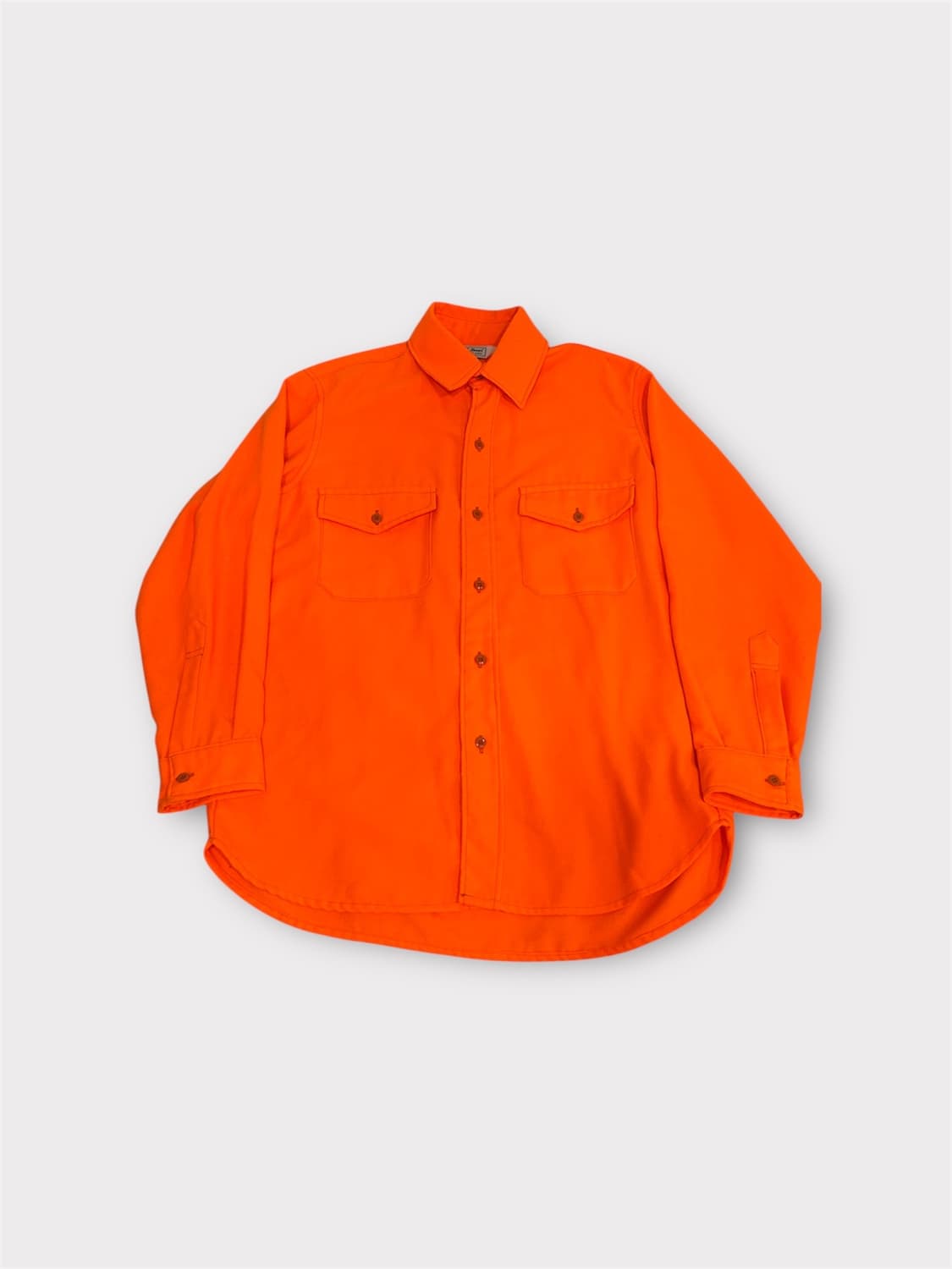 엘엘빈 L.L.Bean 오렌지 플란넬 포켓 셔츠 남성 ML 상품이미지1