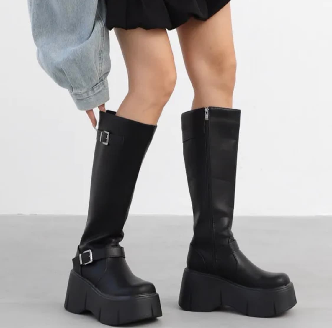 통굽 부츠 상품이미지1