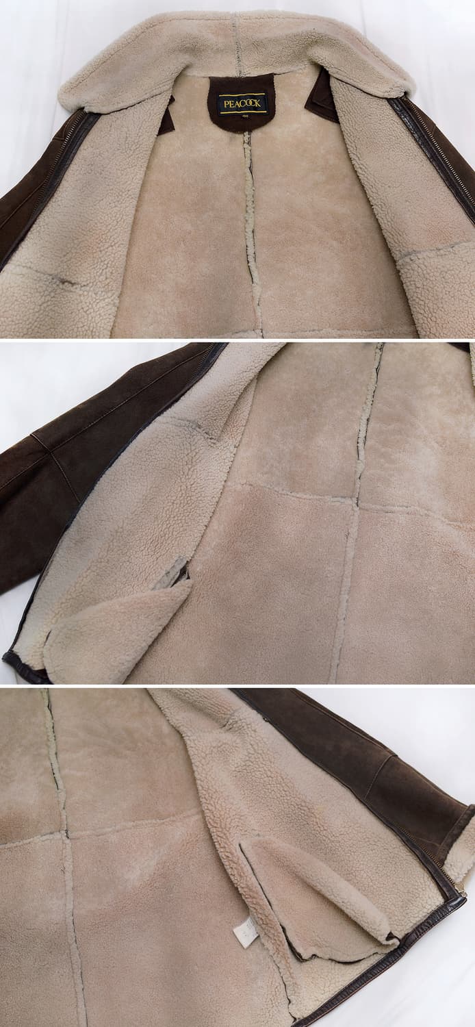 신세계 백화점 천연 양가죽 스웨이드 시어링 무스탕 코트 자켓 (100+) 상품이미지7