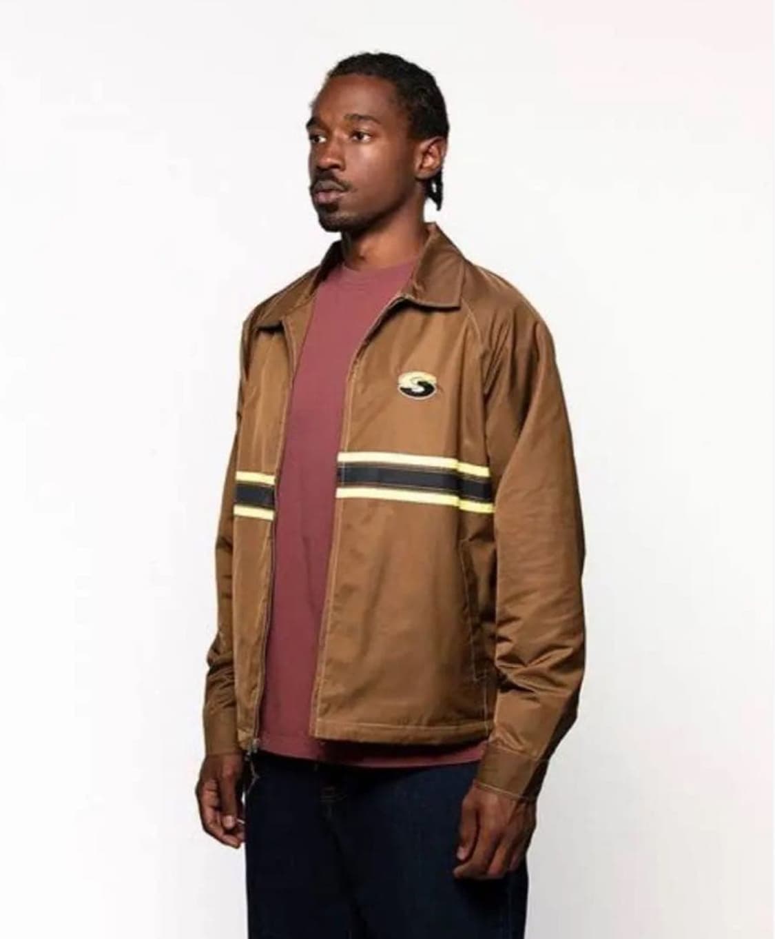 STUSSY Stripe Zip Jacket 상품이미지2