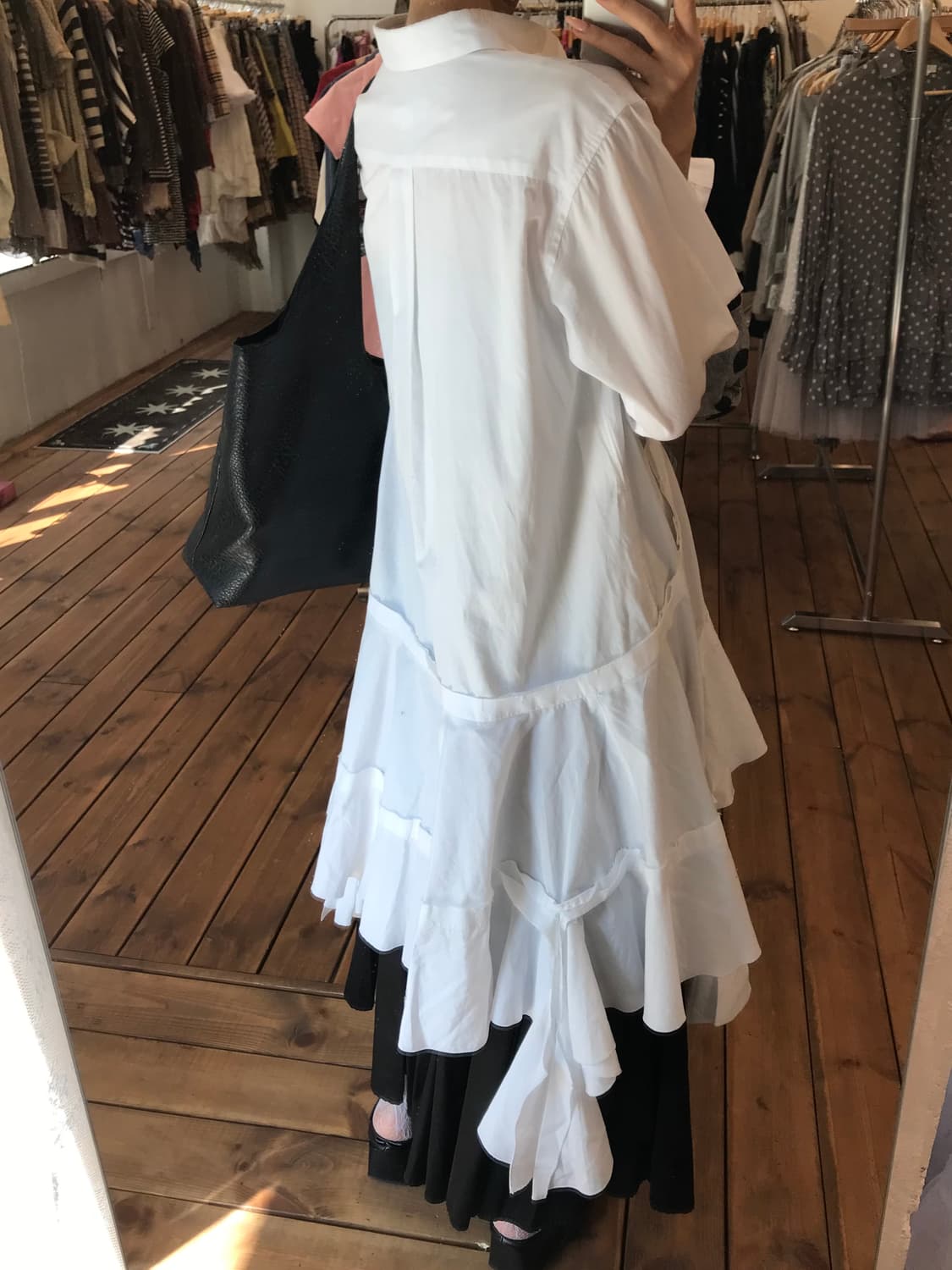 꼼데가르송 레이어드 디테일 셔츠 원피스 상품이미지8