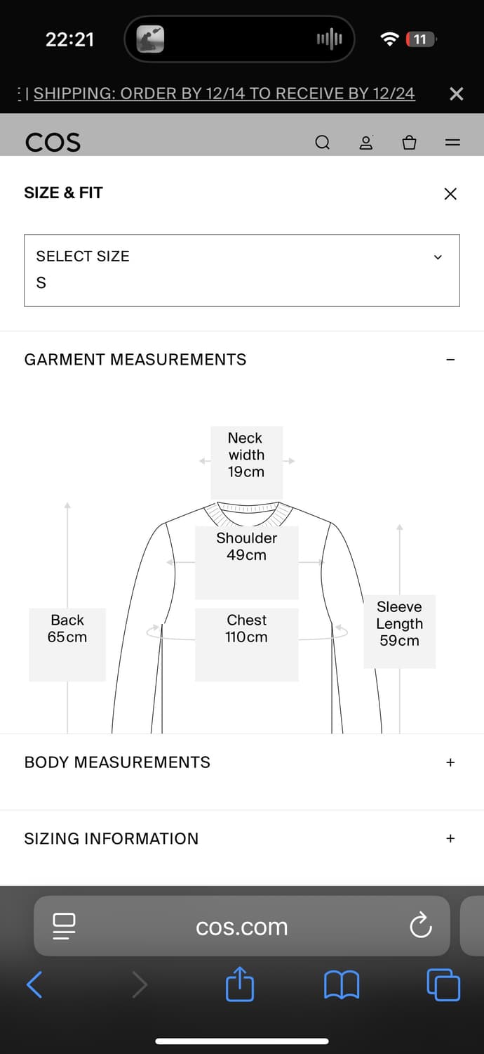 COS x chris perani 알파카 니트 상품이미지3