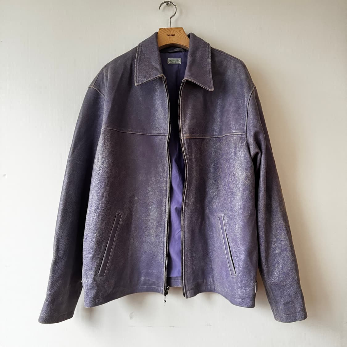 [XXL] GUESS USA crackle leather jacket 상품이미지3
