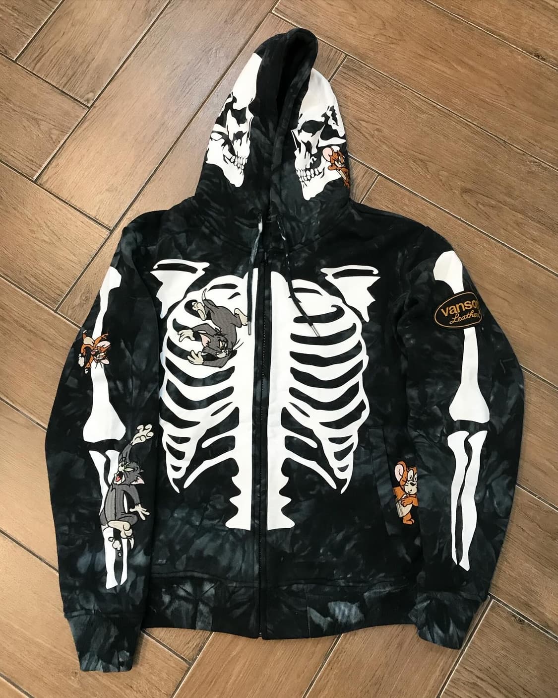 Vanson X Tom&Jerry Bone Hood Zip-Up 상품이미지8