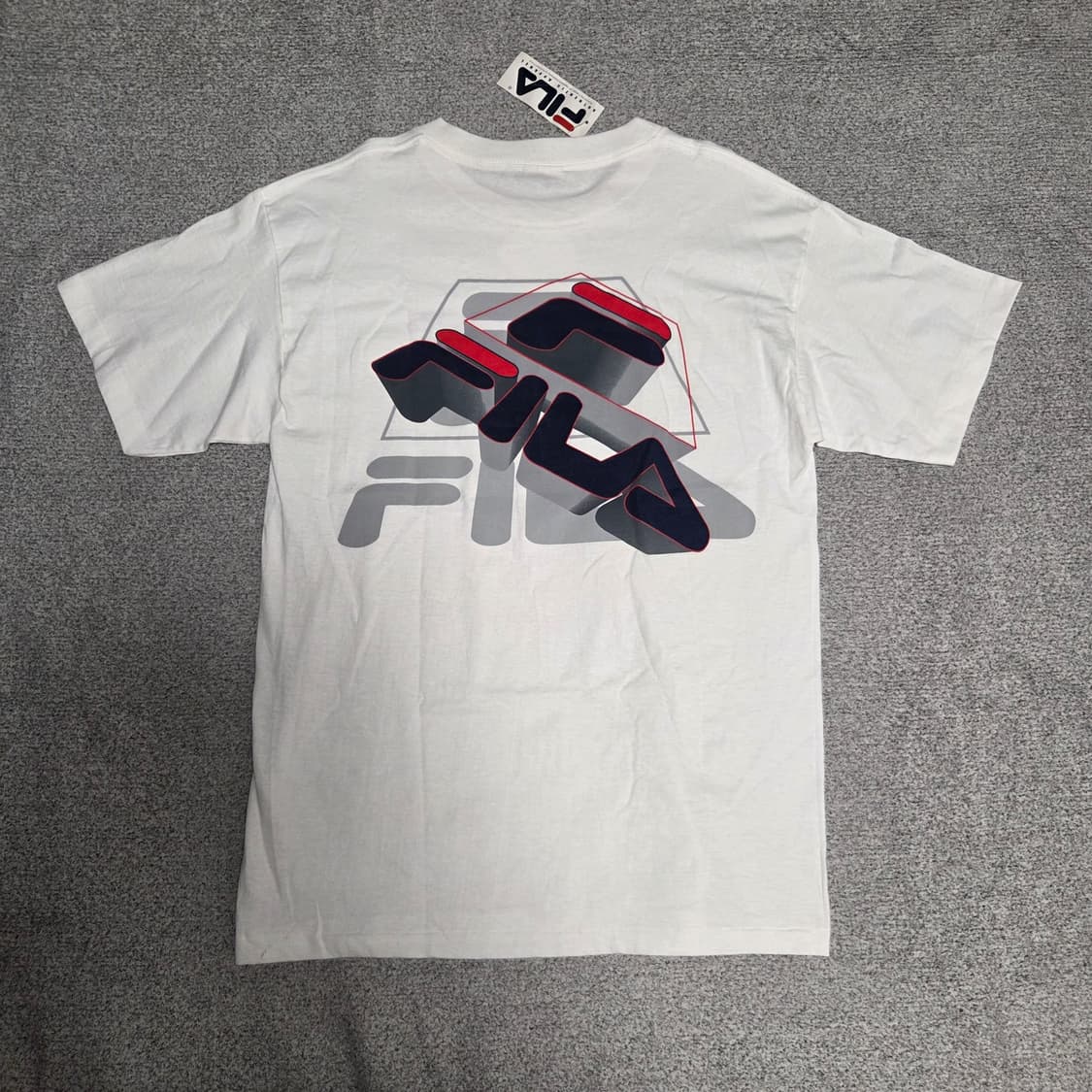 90s 미국제 FILA 반팔 티셔츠 L(100) 상품이미지2
