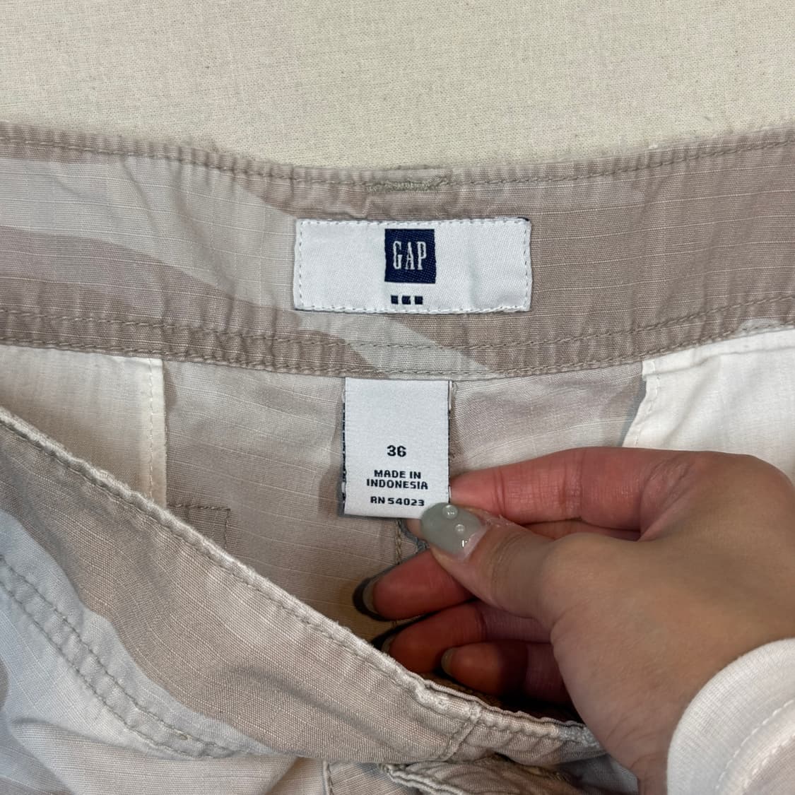 38inch) GAP 갭 카모플라쥬 카고 반바지 상품이미지8
