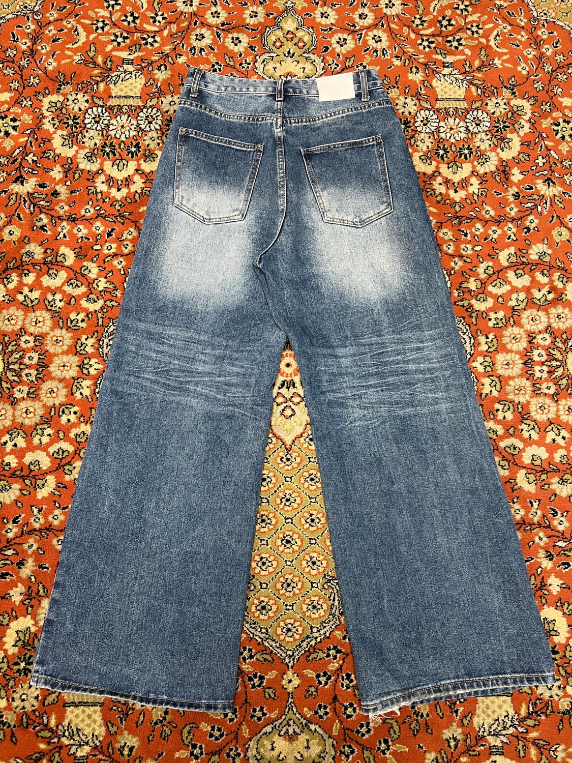 [M] DNSR 시그니처 플레어 부츠컷 데님 팬츠 연청 상품이미지3