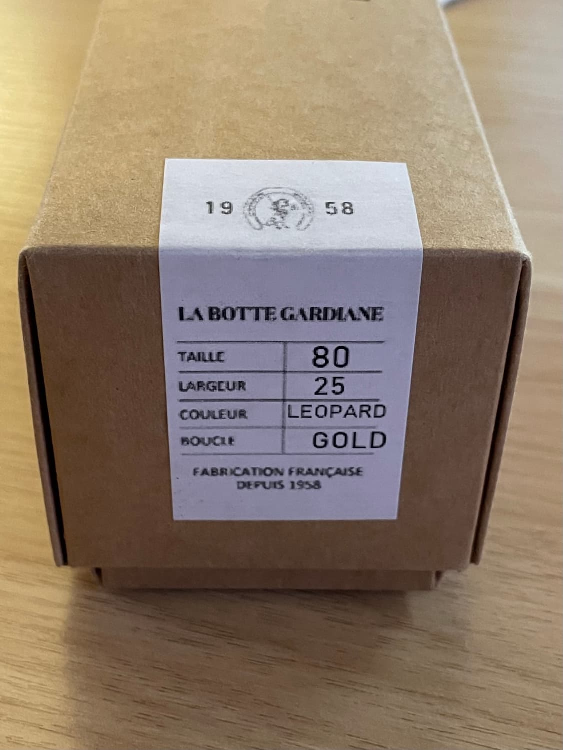 라보뜨가르디안 레오파드 송치 벨트 80 상품이미지4