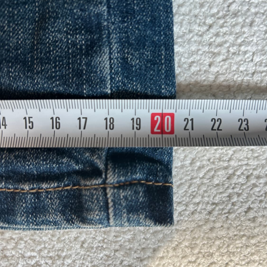 에비스 자수 백로고 데님팬츠 35 상품이미지9