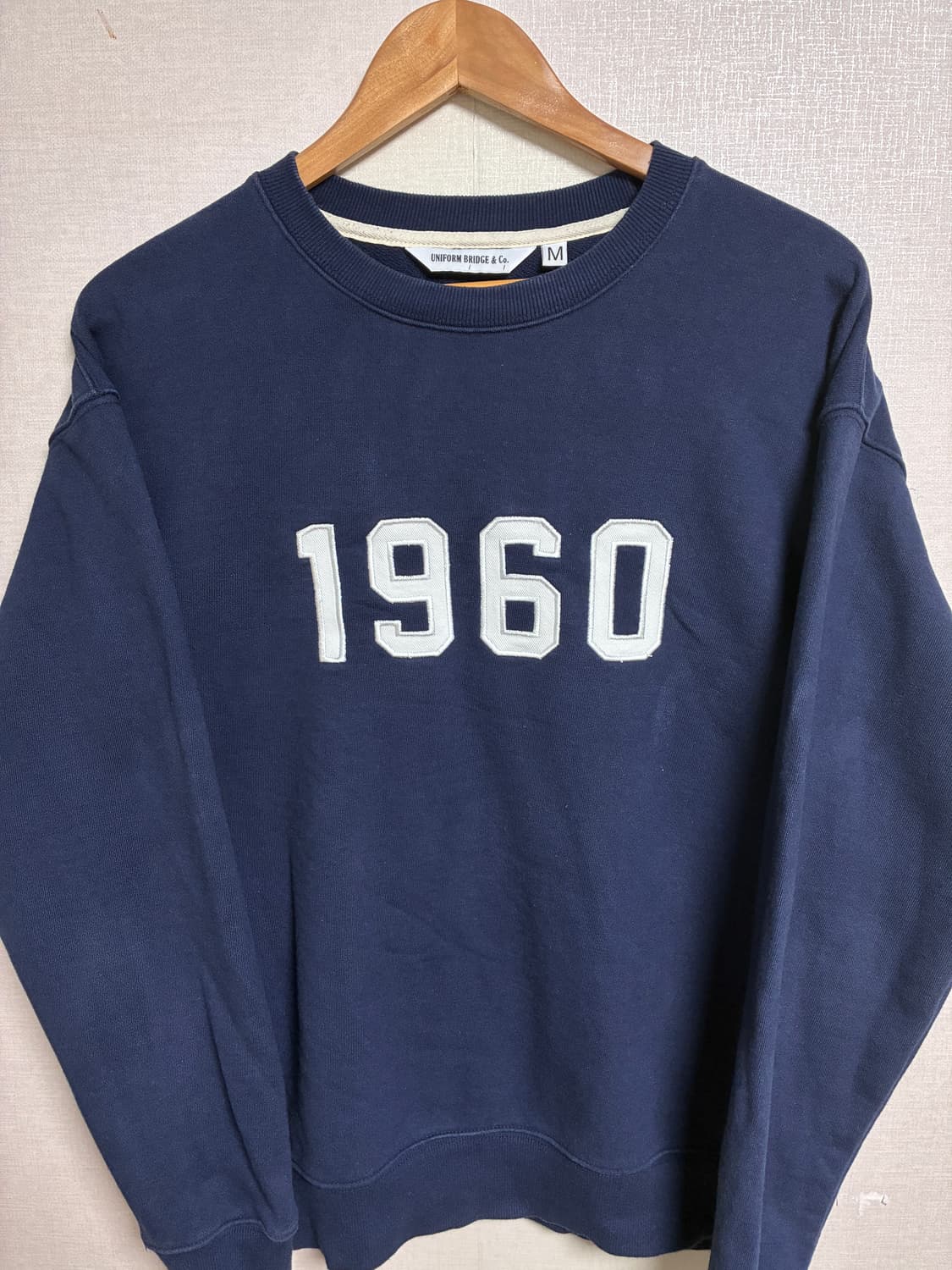 빈티지 유니폼 브릿지 맨투맨 네이비 M 상품이미지2