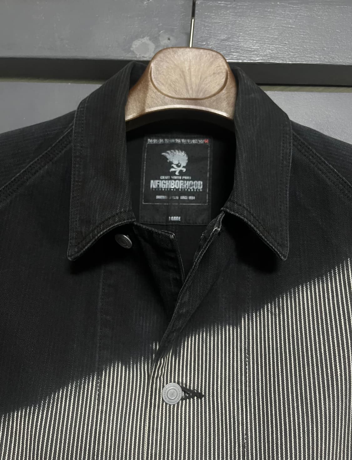 [XL]04네이버후드그라데이션 커버올 블랙 상품이미지4