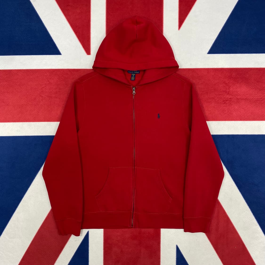 폴로 후드집업 실측 S -M 상품이미지1