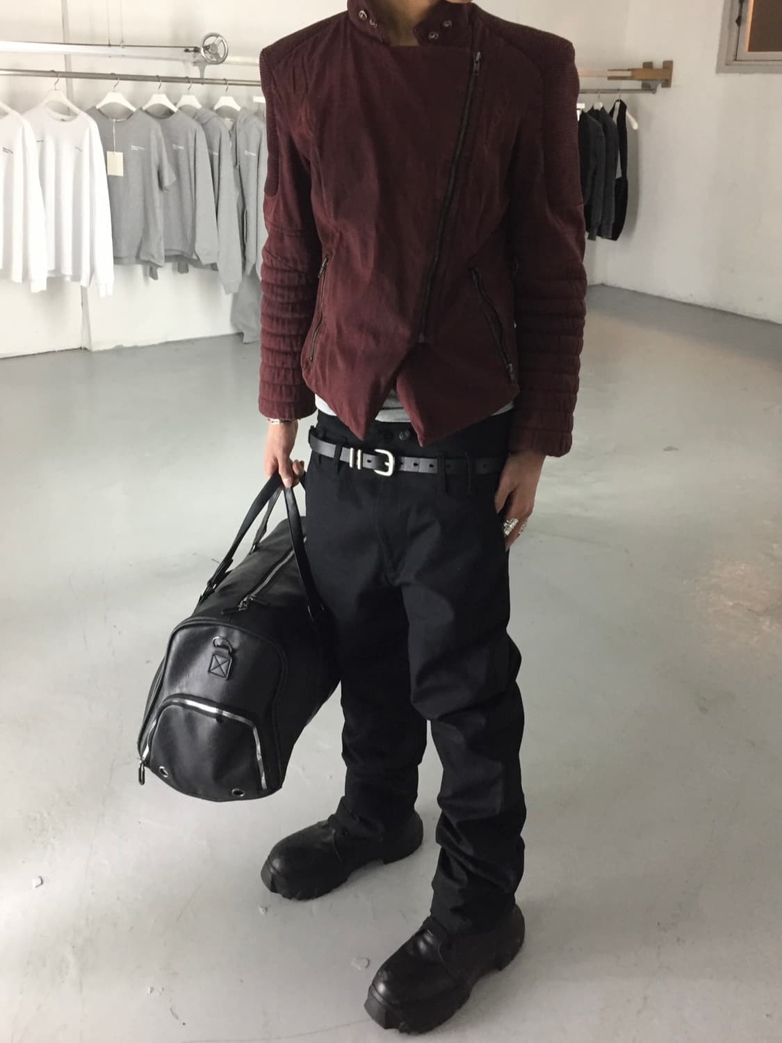MPa RAISED WAIST PANTS (BLACK) 상품이미지3