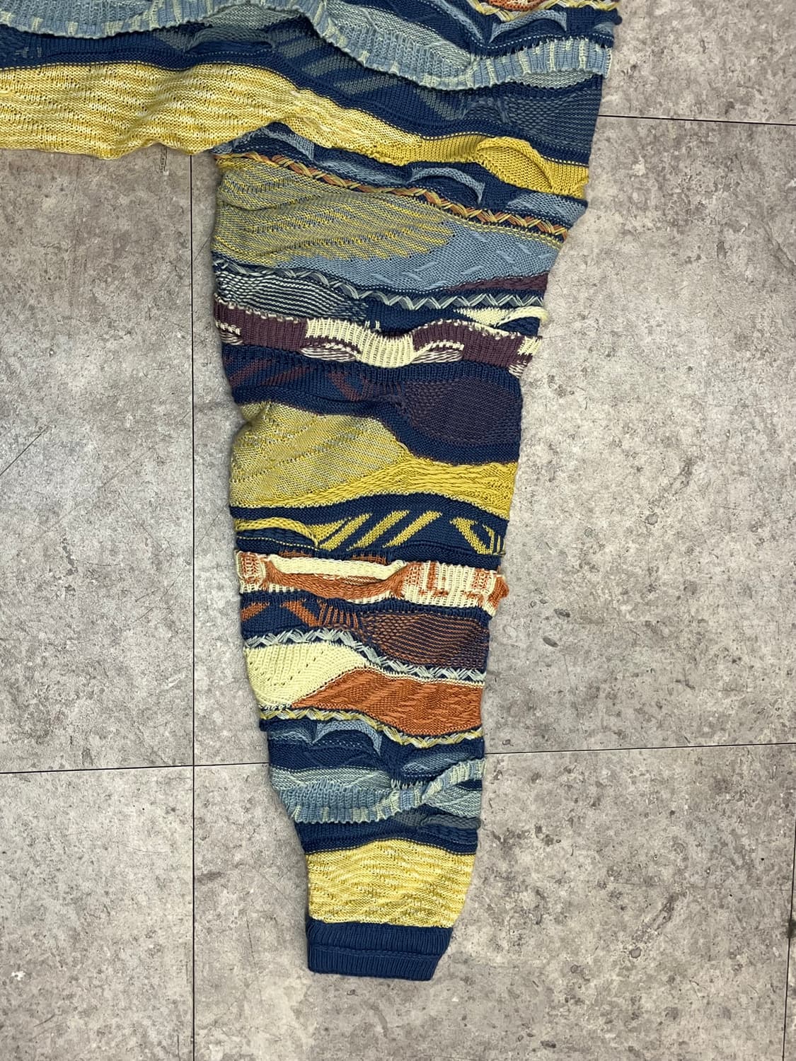 빈티지 케이블 니트 블루 #csz2353 상품이미지6