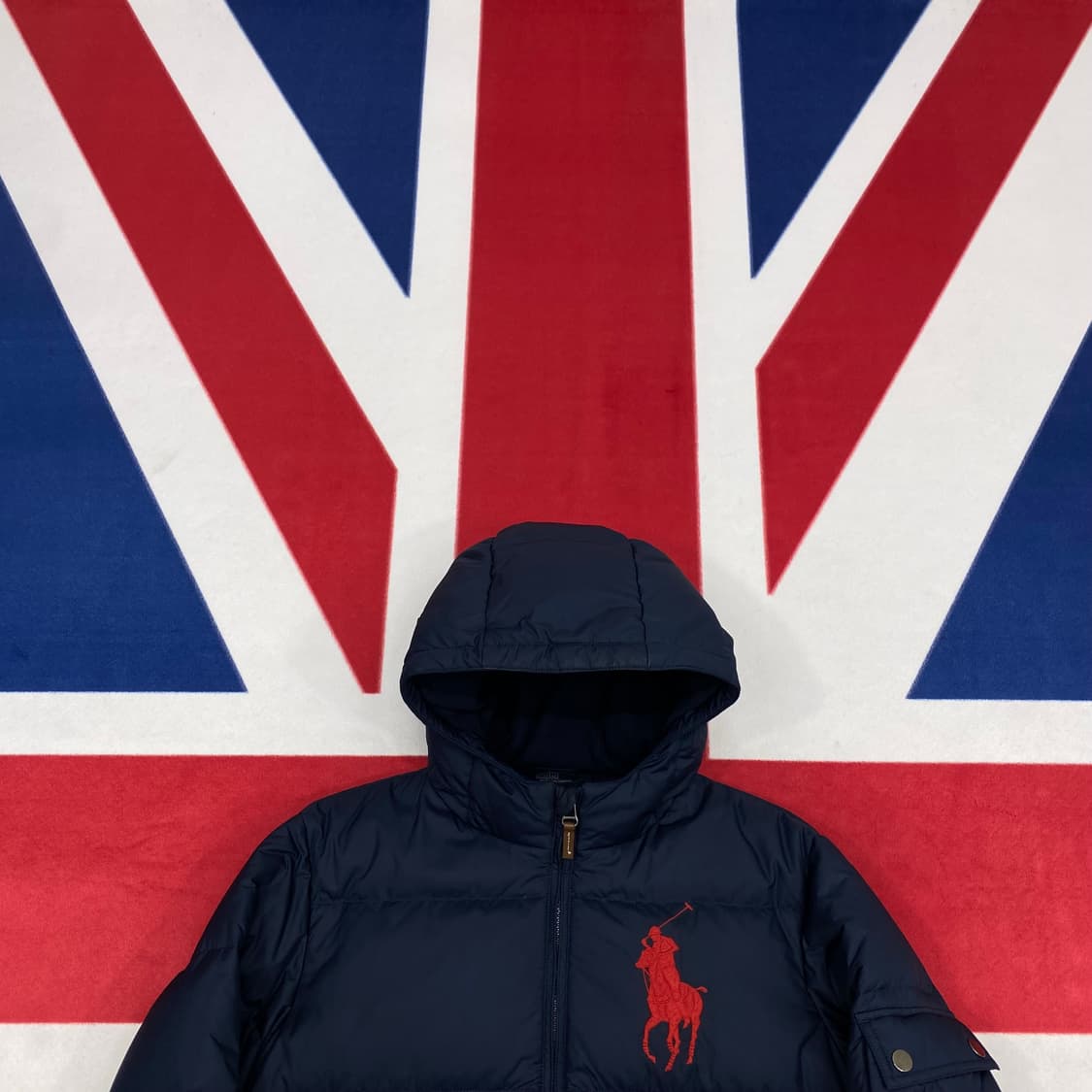 폴로 빅포니패딩 14-16 실측 여성44-55 상품이미지2