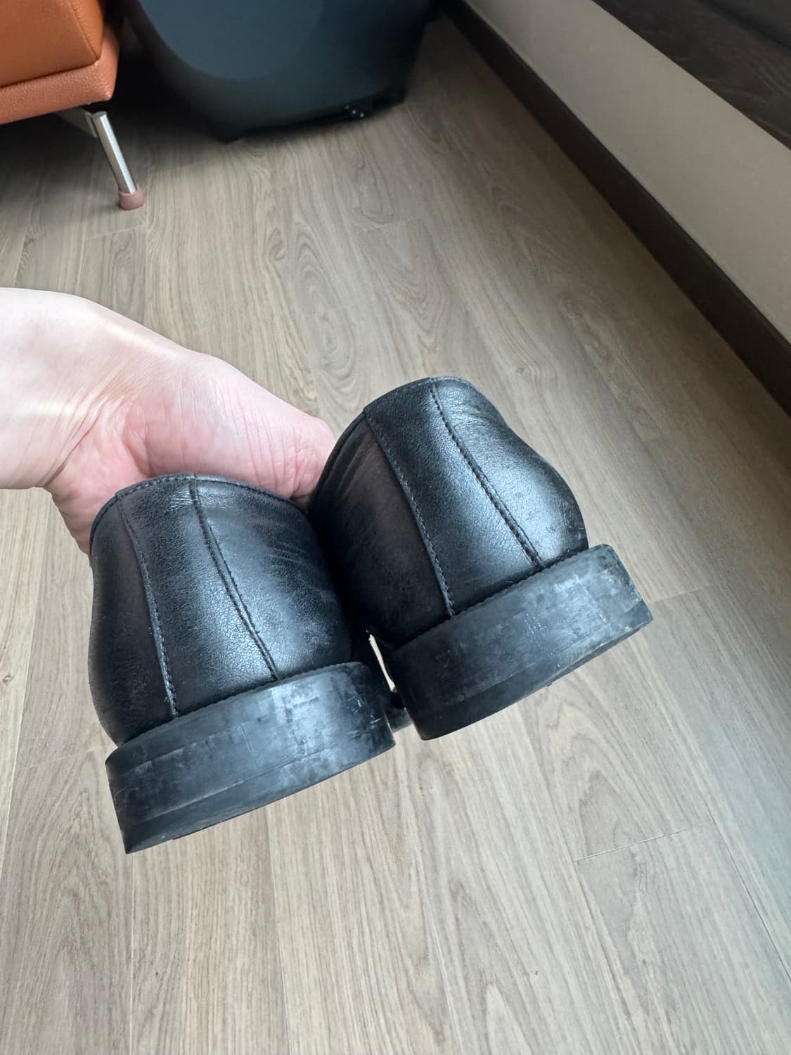 로맨틱무브 뉴 빈티지 스퀘어토 더비 구두 R22M011 275사이즈 판매 상품이미지3