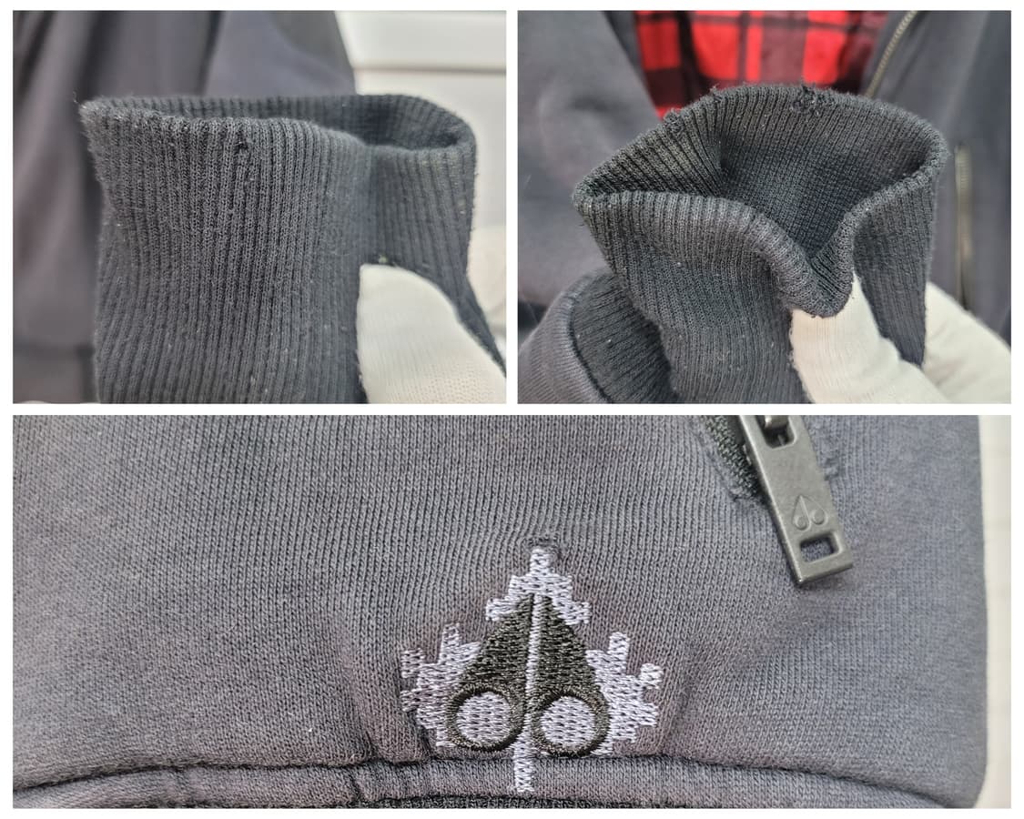 무스너클 칼링턴 후드 집업 자켓 블랙 S사이즈 상품이미지10