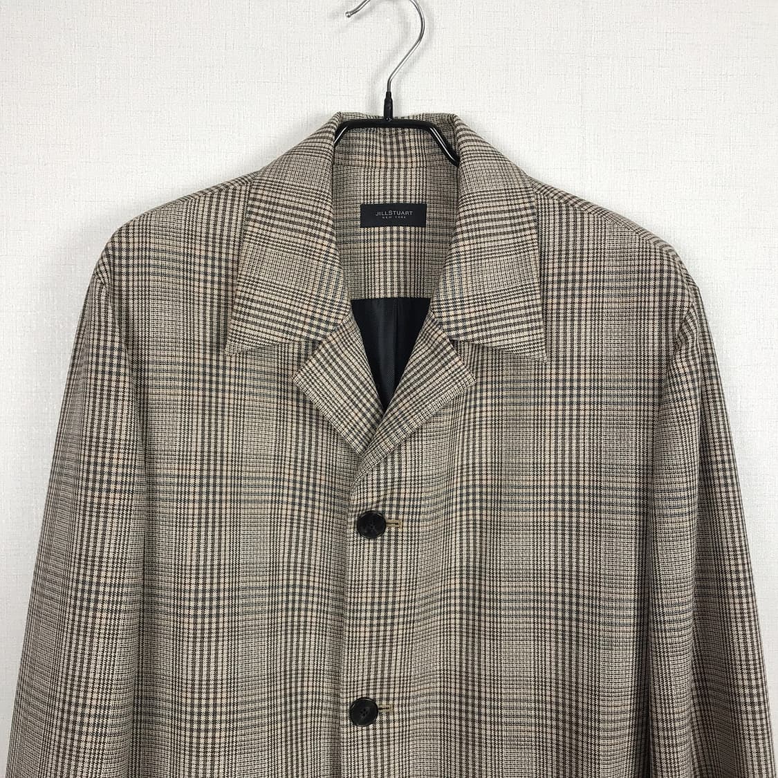 질스튜어트뉴욕 글렌 체크 맥코트 남성L 상품이미지3