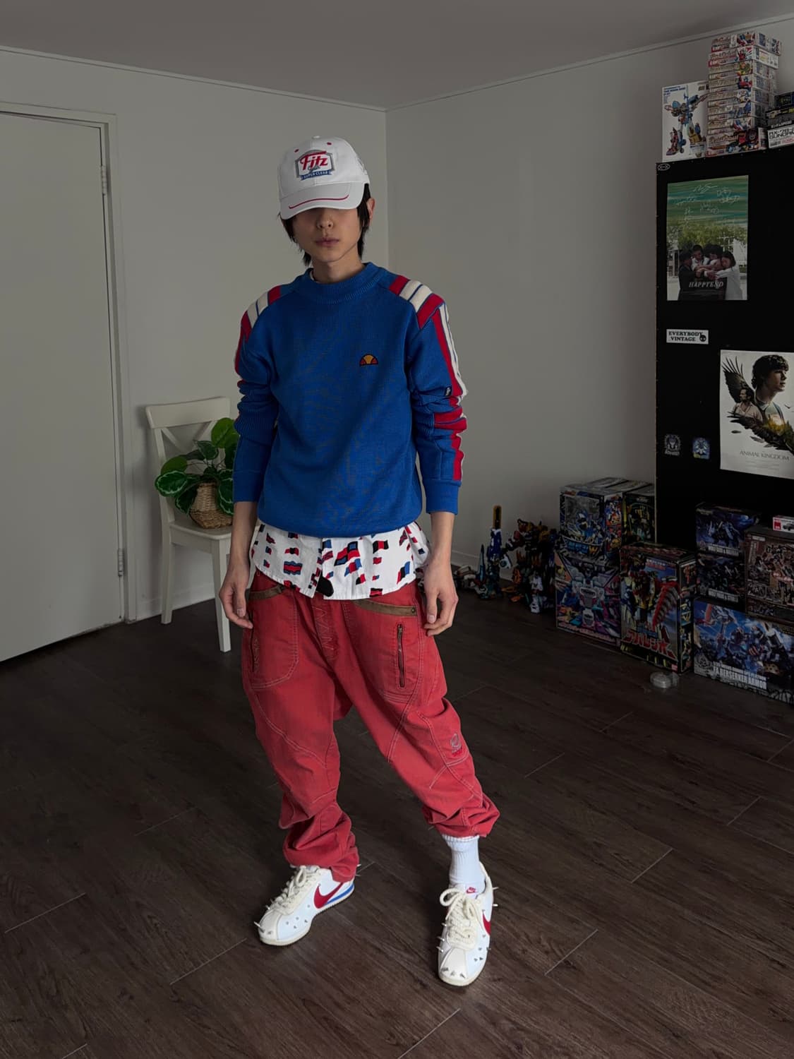 Ellesse 파워 숄더 본 니트 상품이미지3