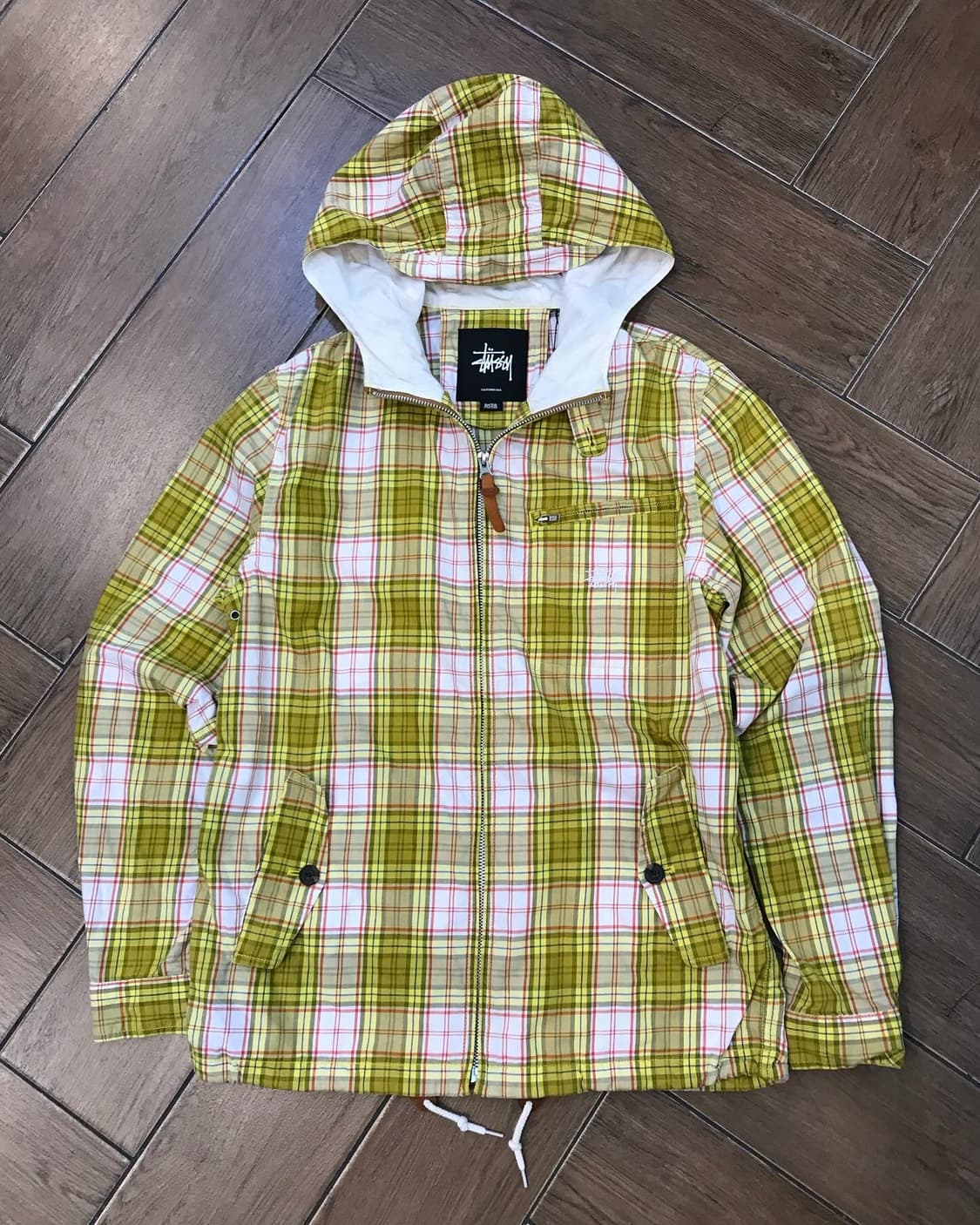 Stussy Check Pattern Hooded Jacket 상품이미지9