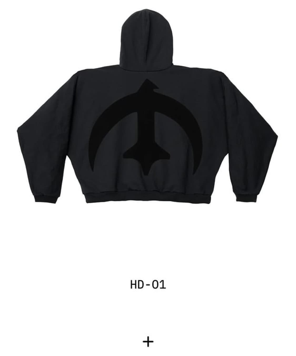 Yeezy gosha hd-01 hoodie black ‘크레센트’ 1 상품이미지1