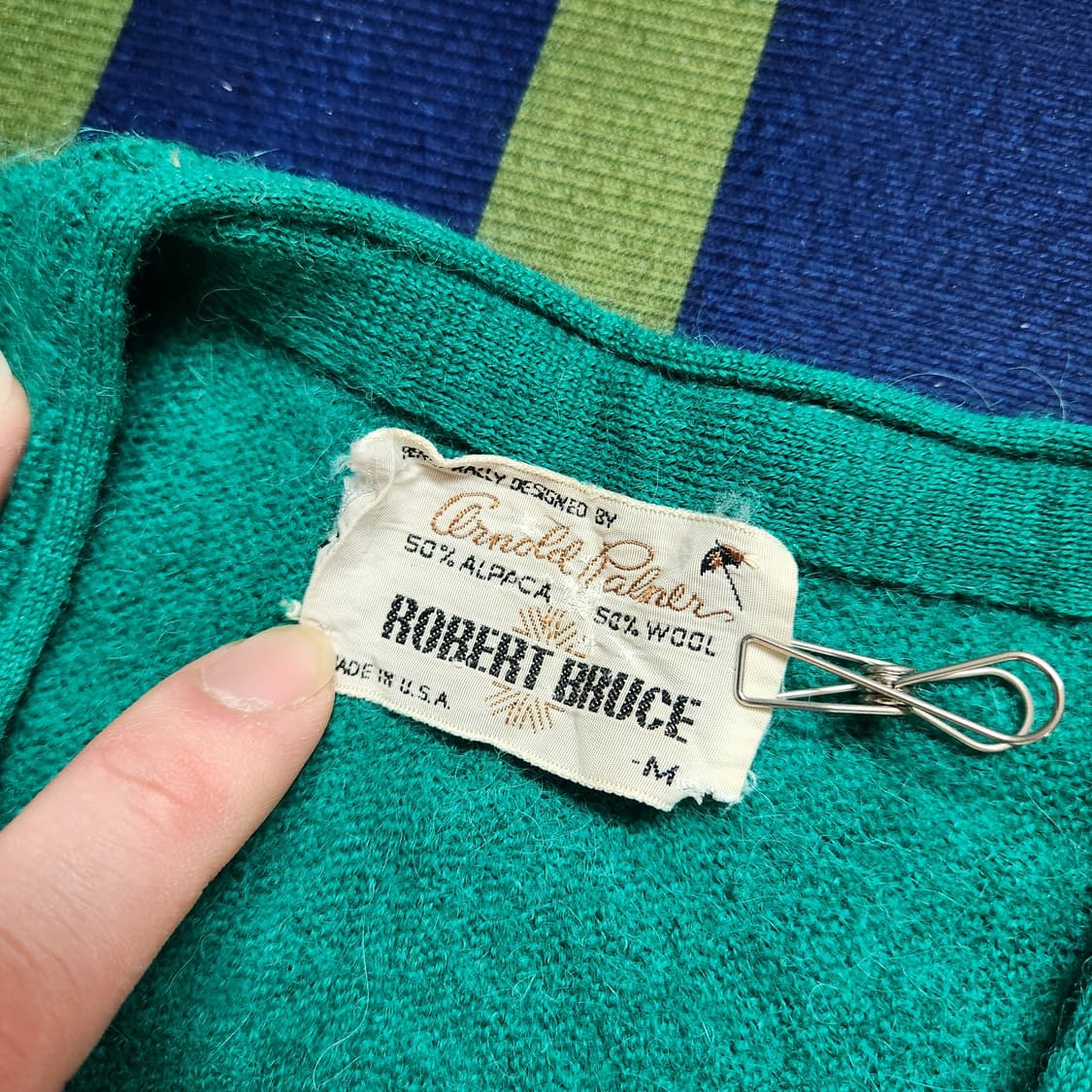 60s 아놀드 파머 로버트 브루스 알파카 가디건 상품이미지4