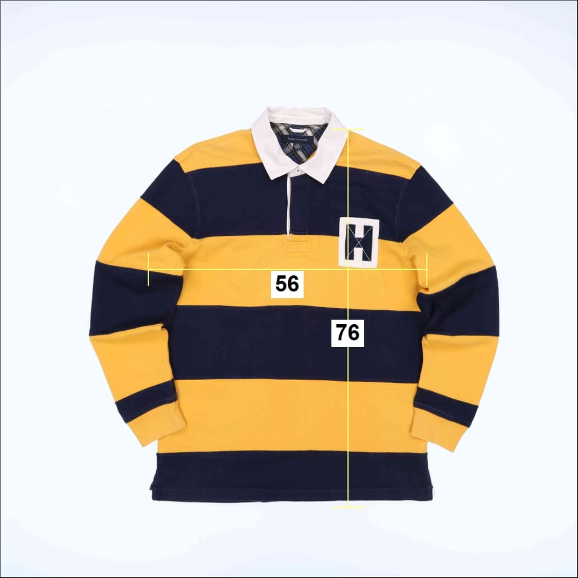 L 타미힐피거 빈티지 럭비 긴팔 카라 티셔츠 N7273 상품이미지7