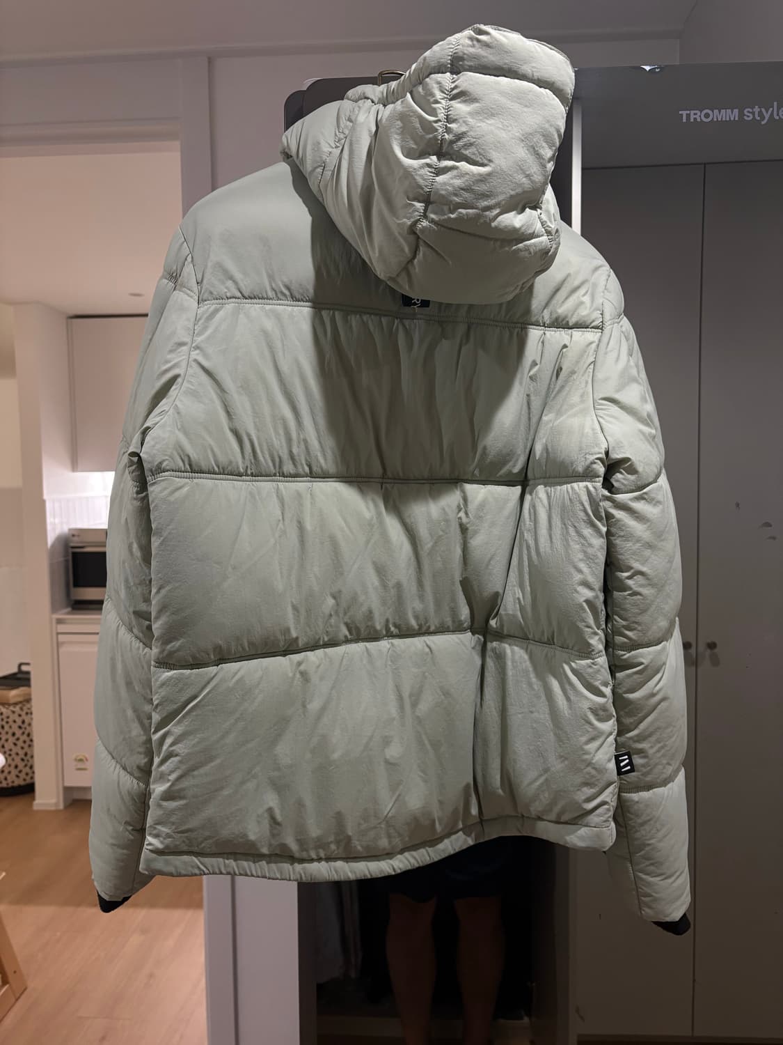 더베리웜 패딩 세이지 xs 상품이미지6