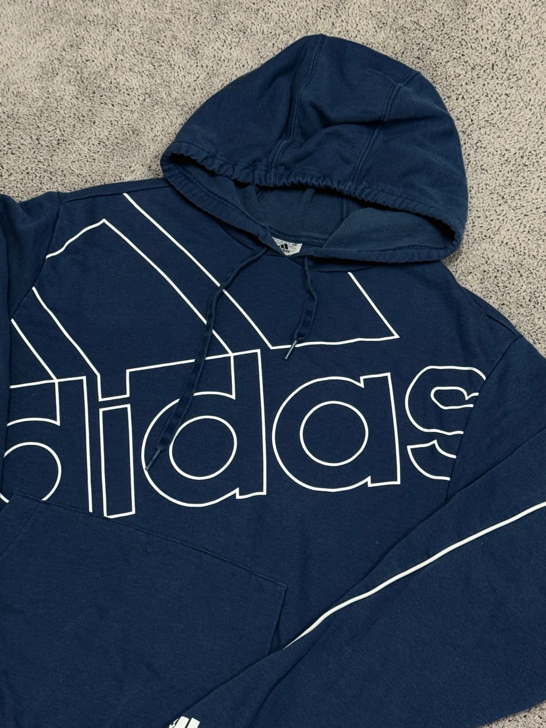 (M) 아디다스 빅로고 후드 티 상품이미지2