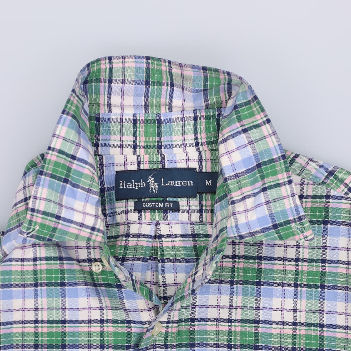 M 폴로 커스텀핏 마드라스 타탄 체크 셔츠 남방 4104 상품이미지6