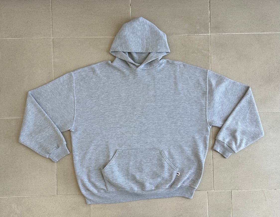 90s 빈티지 러셀 후드 그레이 XXL 상품이미지1