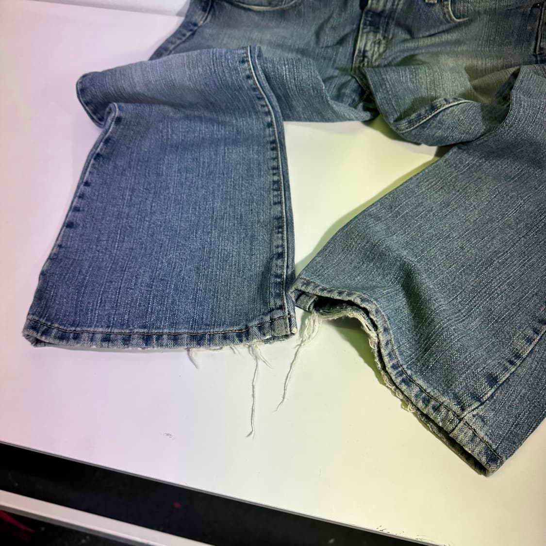 32-33 리바이스 연청 부츠컷 플레어진 상품이미지6