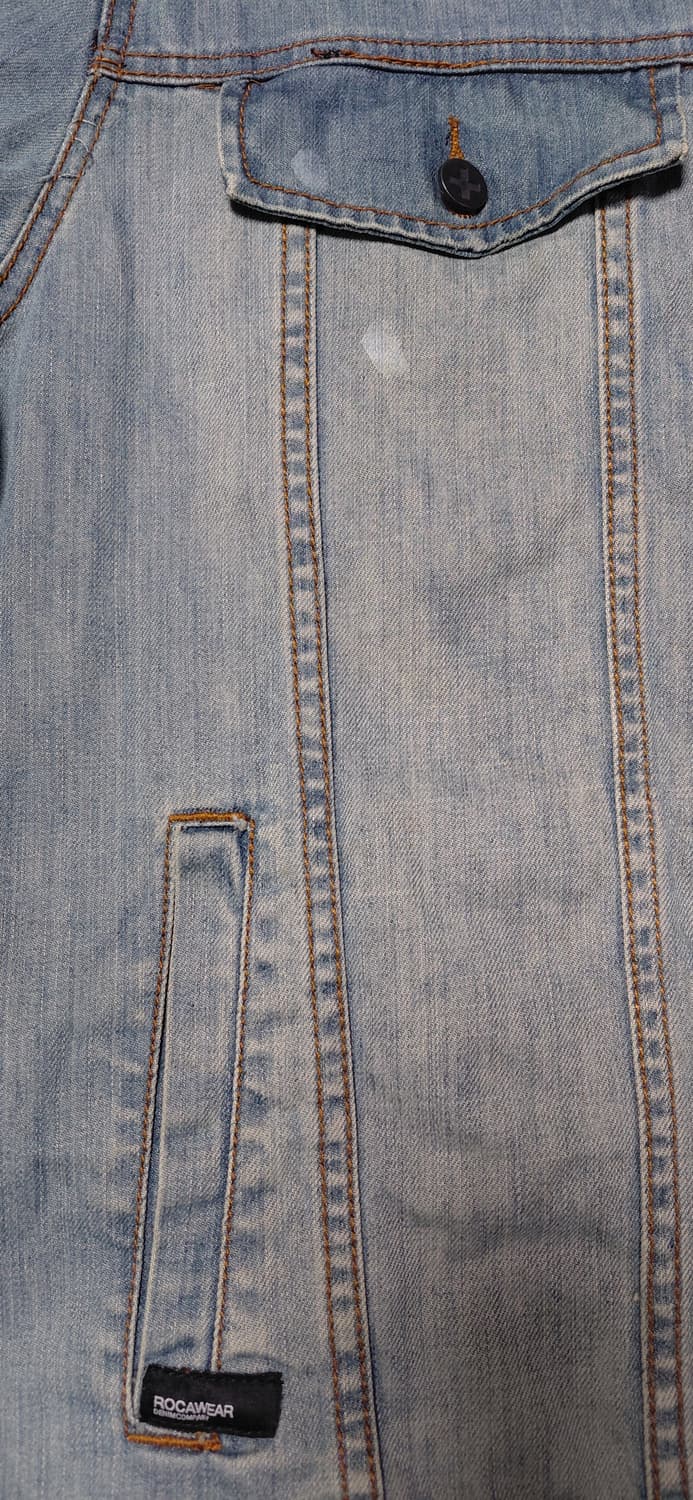 [46] 빈티지 로카웨어(Rocawear) 올드스쿨 오버사이즈 데님 자켓 상품이미지3