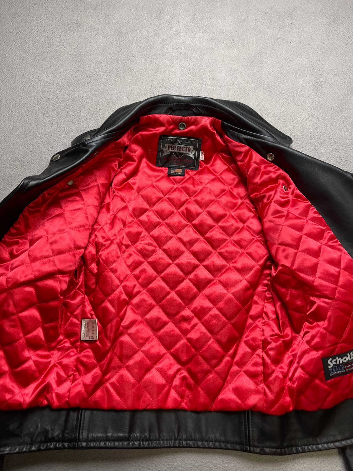 [34] SCHOTT 쇼트100주년 가죽자켓 -쇼트 라이더자켓 상품이미지10