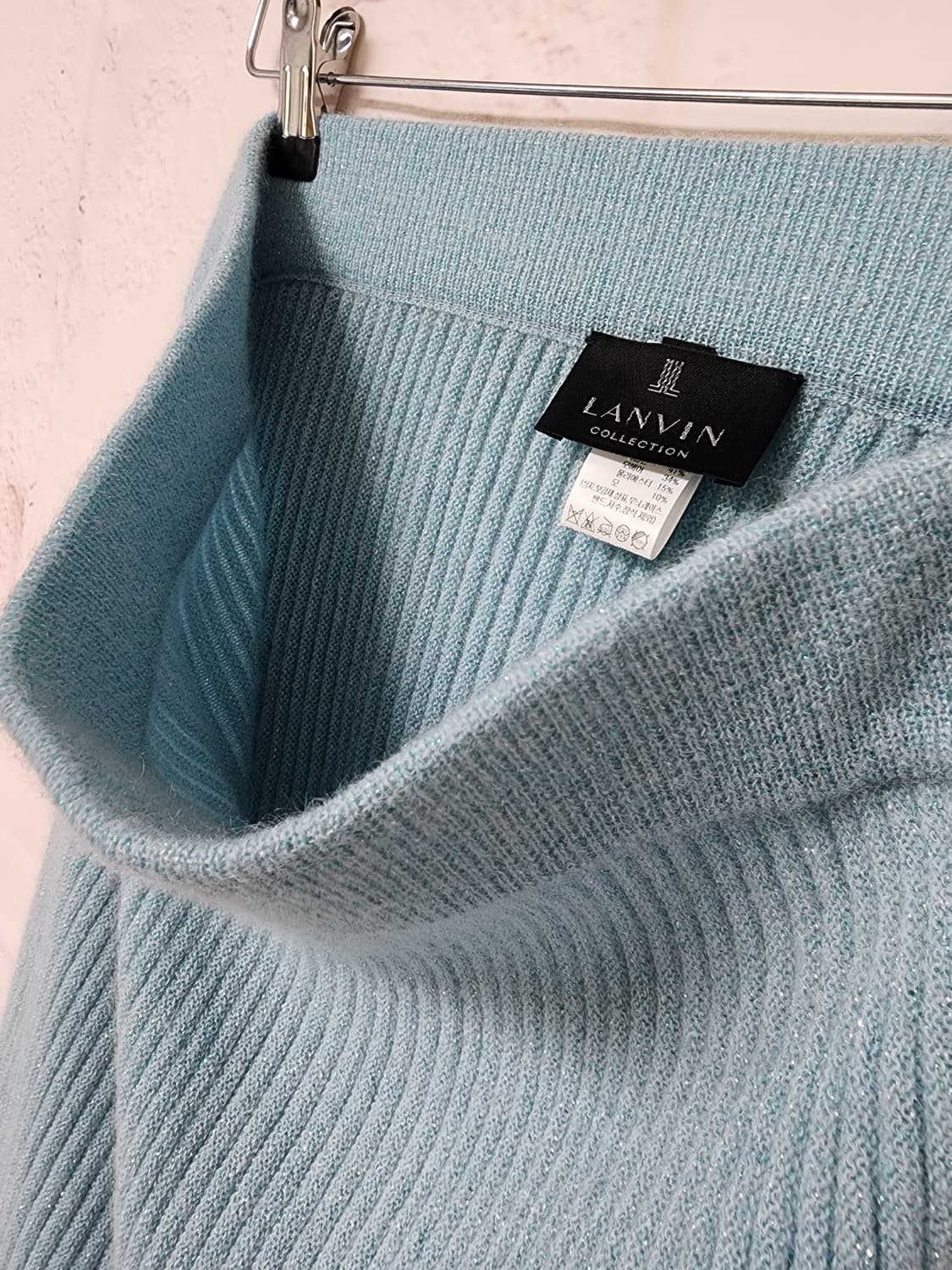 랑방 모헤어 골지 롱 스커트 상품이미지8