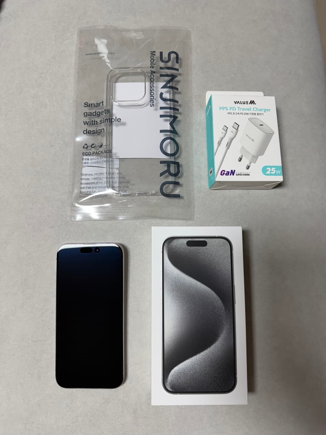 아이폰15프로 실버 256기가 배터리 81% 상품이미지1