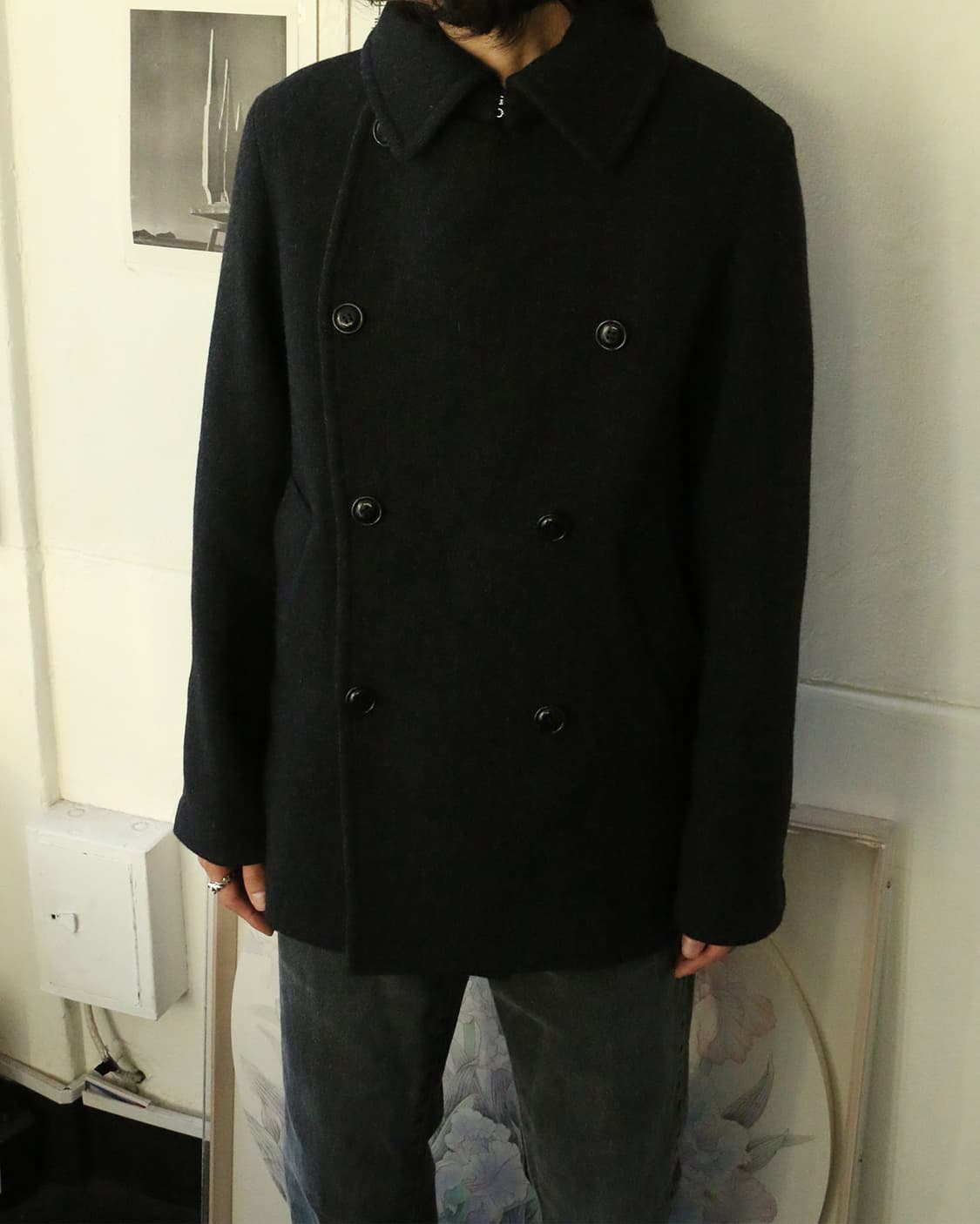 카반 드 주카 후드 울 피코트 상품이미지2