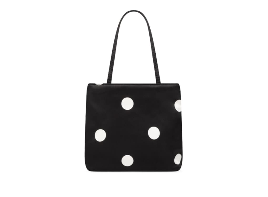 Hai Little Silk Bag Black and Ivory Polk 상품이미지1