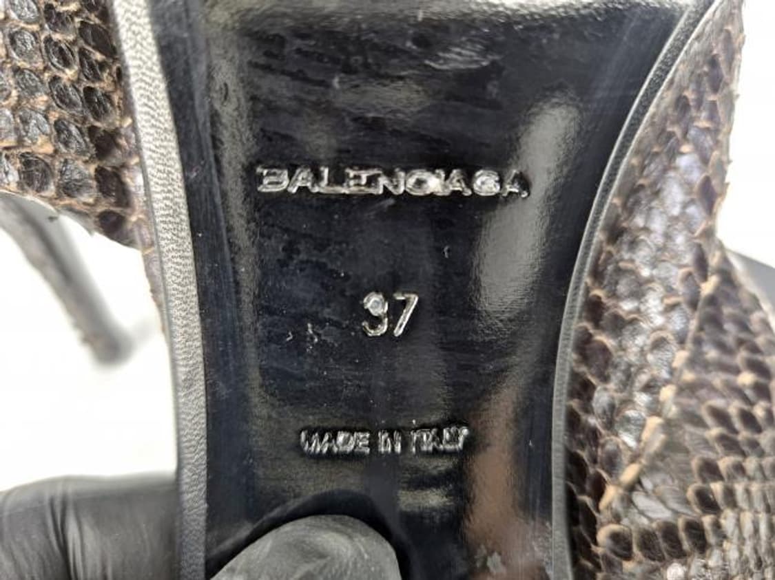 Balenciaga파이톤 힐 상품이미지6