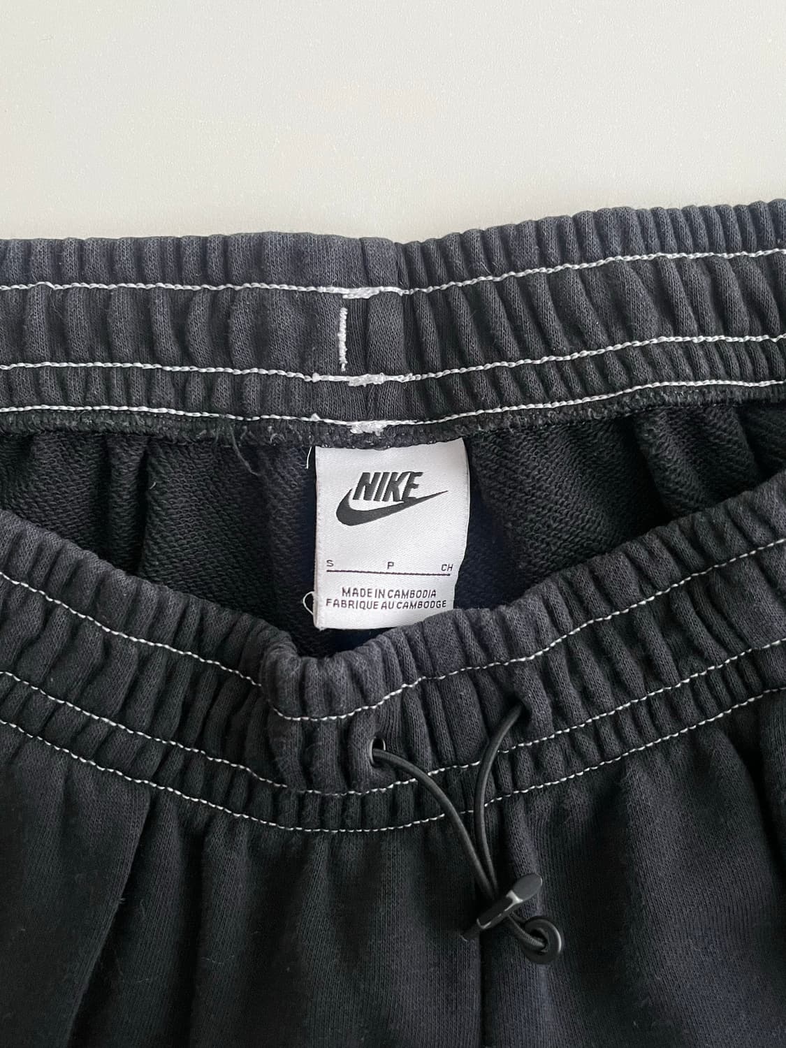 S) 나이키 스우시 조거 팬츠 블랙 상품이미지4